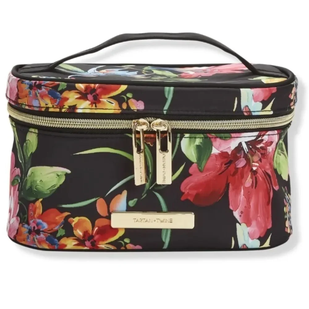 Tartan + Twine Floral Dream Deluxe Traincase‎